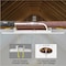 Nuwatt 6" Square Ceiling Light Ultra Thin LED Recessed Lighting 5CCT 2700K/3000K/3500K/4000K/5000K 6 PK NW-P-SQDL-6-15W-5CT-WH-12P - alternate 4
